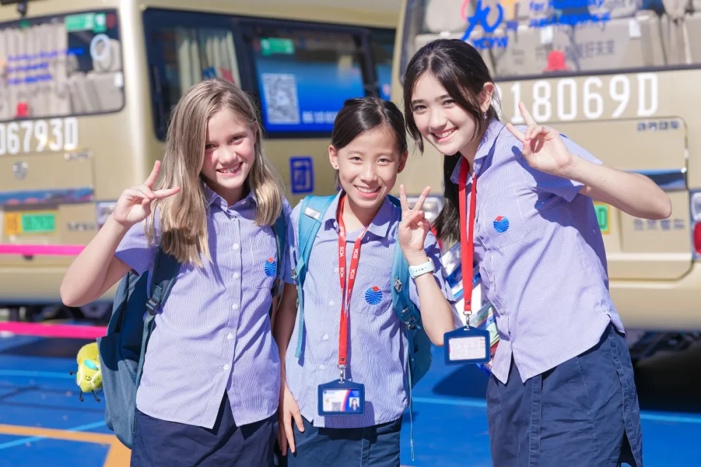 Students celebrating IGCSE results